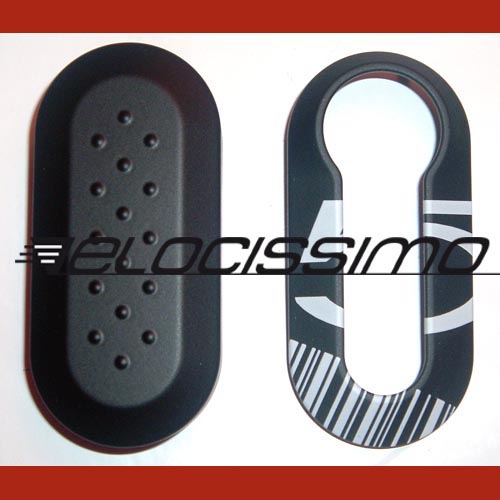 Fiat 500 Keycover Schlüsselschale Schlüsselcover Cinquecento Barcode schwarz